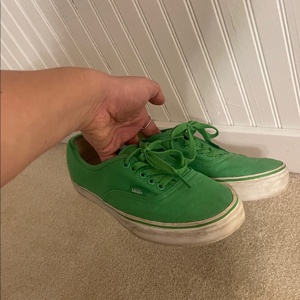 Vans Men's Vibrant Green Sneakers